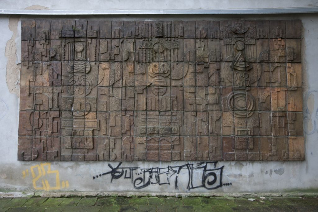 reliéf - Mírové náměstí, Louny