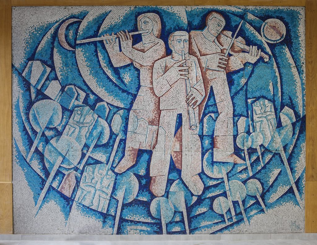 mozaika - Muchova, Chlumec