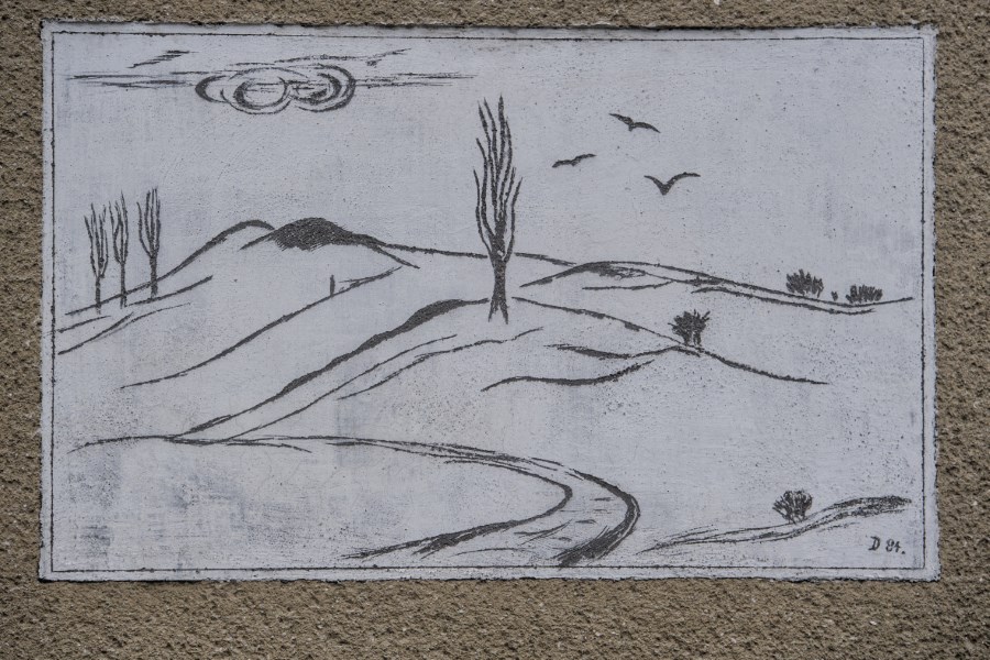 sgrafito - Pod lesem, Chomutov
