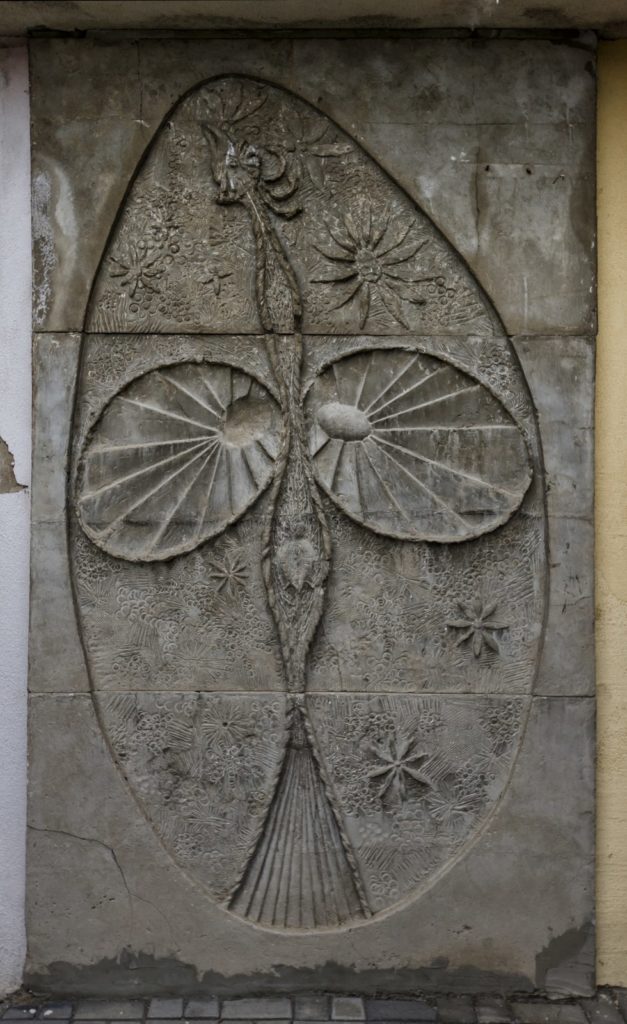 reliéf - Stříbrnická, Ústí nad Labem