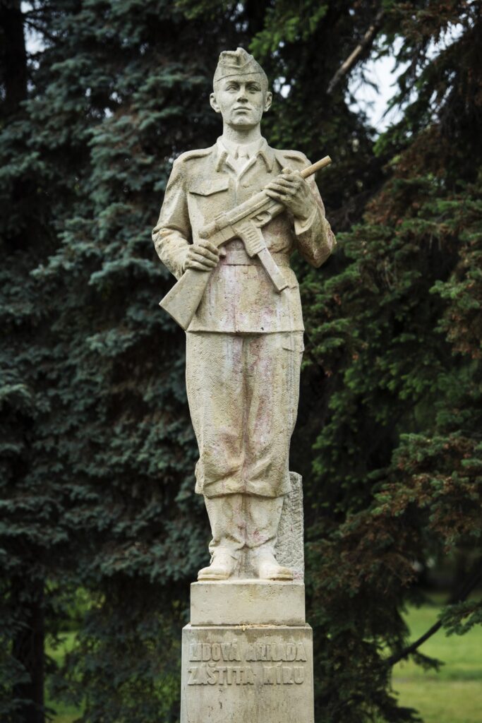 socha - Městský park, Chomutov